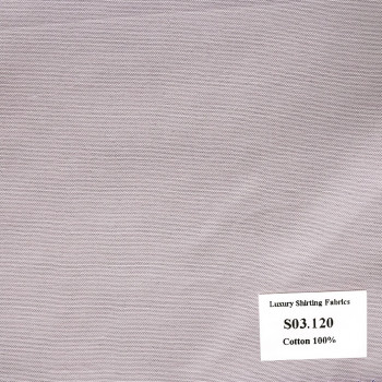 Vải May Đồng Phục Áo Sơ Mi Công Sở Màu Hồng Trơn S03.120